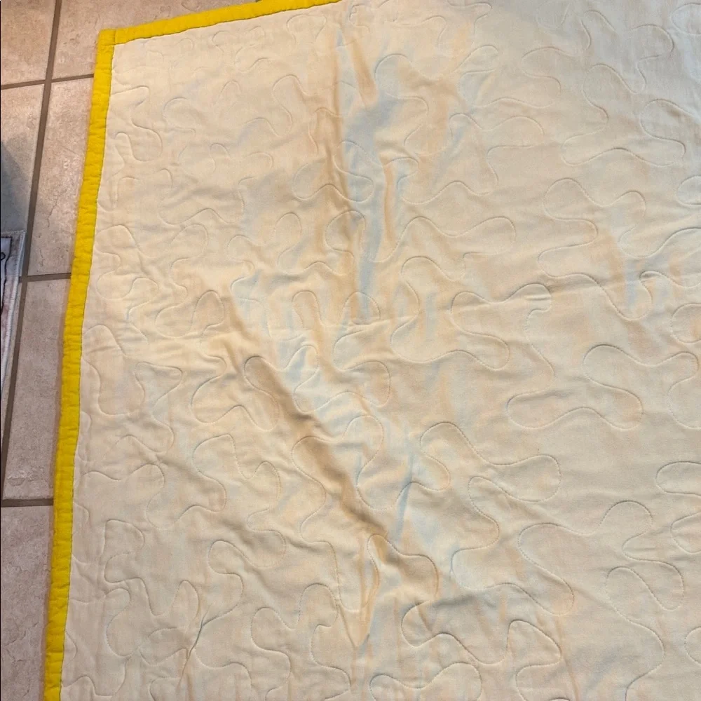 Colorful Flying Airplane Corduroy Quilt